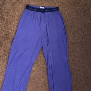 Calvin Klein purple pajamas